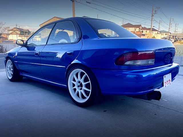 Rear exterior of GC8 IMPREZA WRX TYPE RA STi Version 5.