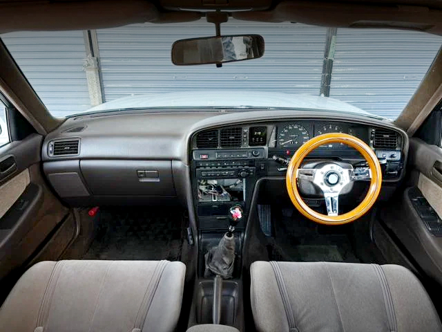 Interior of Old school stance GX81 MARK 2 SEDAN GRANDE.