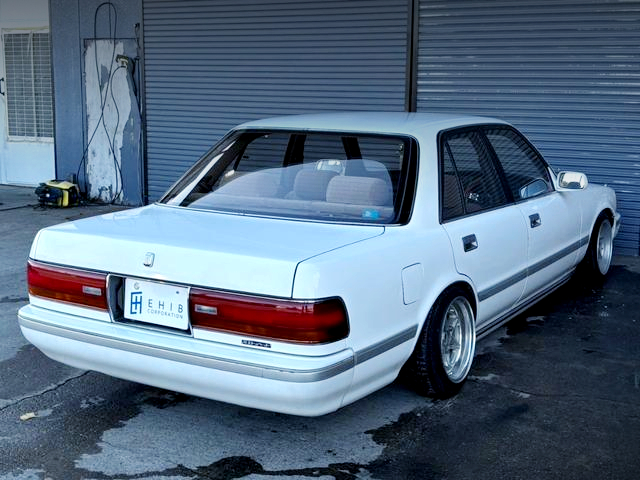 Rear exterior of Old school stance GX81 MARK 2 SEDAN GRANDE.