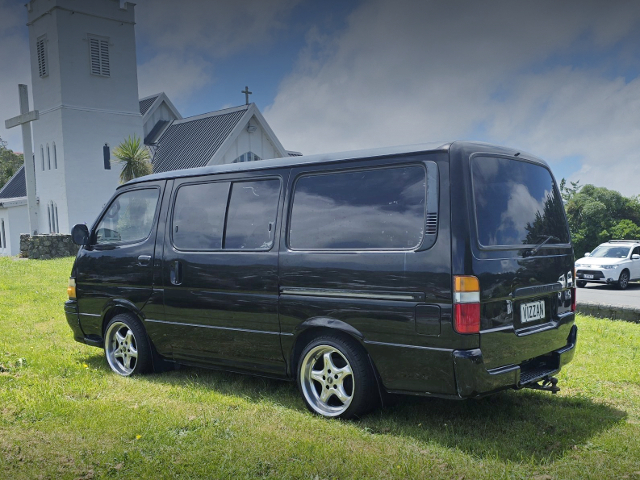 Rear exterior of 4th Gen H100 HIACE VAN.