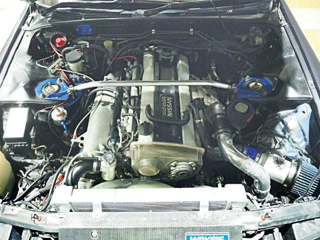 RB25DET turbo engine.