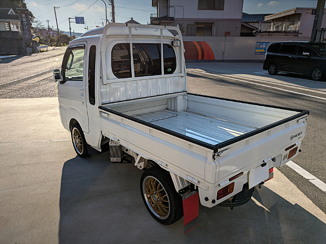 Rear exterior of S500P HIJET TRUCK JUMBO.