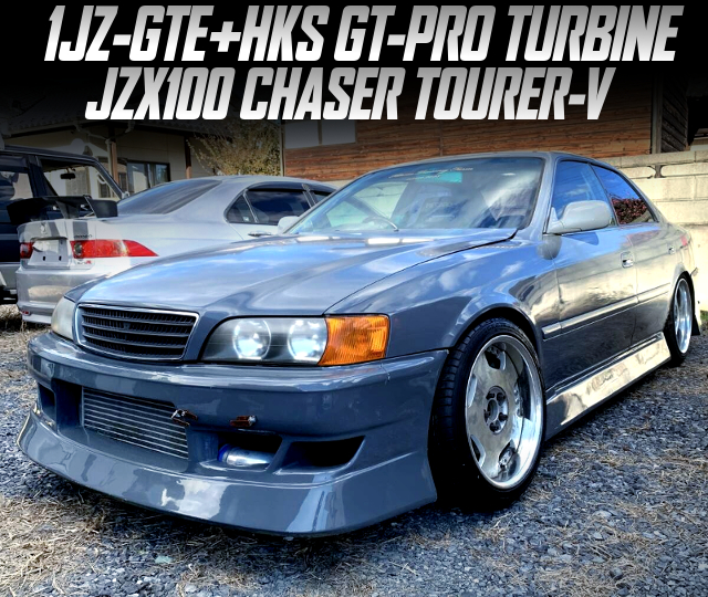 1JZ-GTE with HKS GT-PRO TURBINE in the JZX100 CHASER TOURER-V.