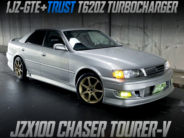 1JZ-GTE with TRUST T620Z TURBOCHARGER, in the JZX100 CHASER TOURER-V.