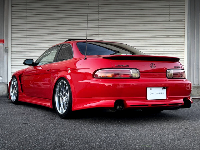 Rear exterior of VERTEX RIDGE WIDEBODY 1st Gen LEXUS SC300.