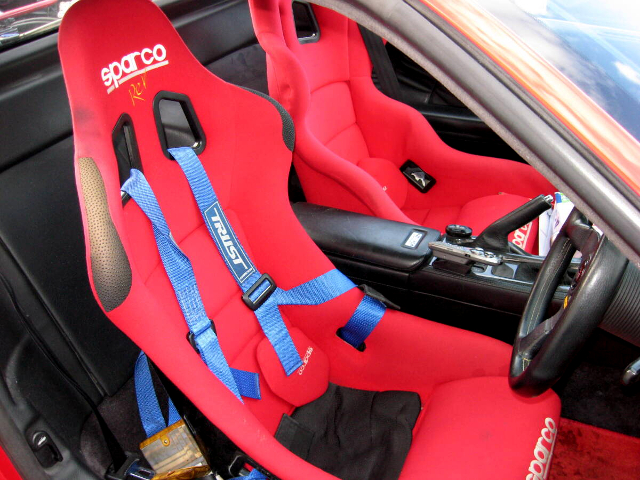 Interior seats of WIDEBODY NA1 HONDA NSX.