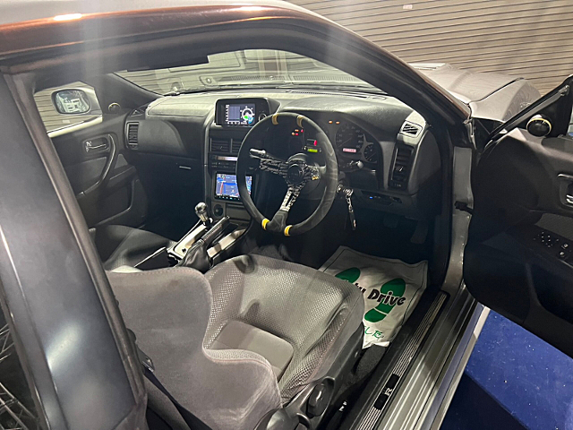 Interior of R34 SKYLINE GT-R V-SPEC.