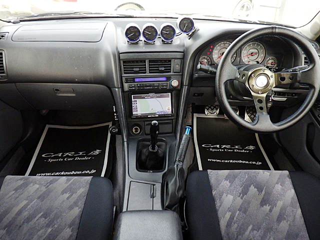 Interior of R34 SKYLINE 4-DOOR 25GT.