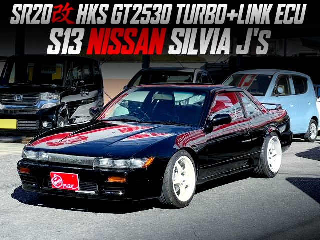 SR20 with HKS GT2530 TURBO and LINK ECU, in the S13 SILVIA Js.