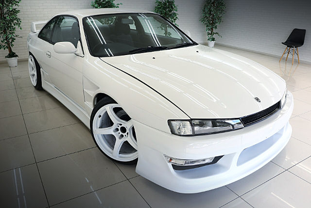 Front exterior of S14 SILVIA Qs AERO.