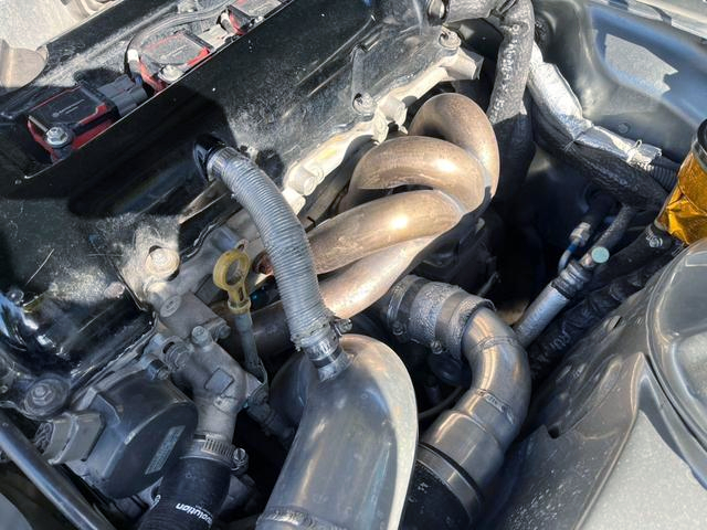 Exhaust manifold on SR20DET.