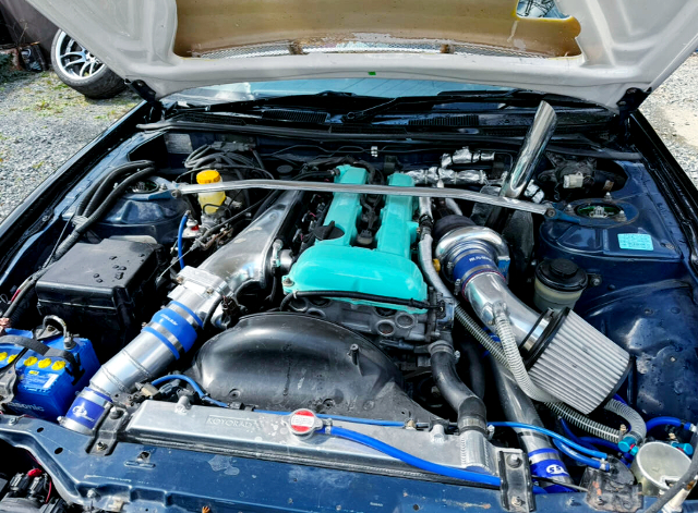 SR20DET with TD06 single turbo.