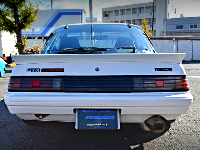 Rear exterior of SA22C SAVANNA RX-7.