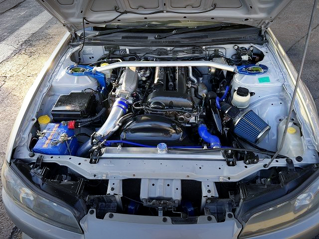 SR20DET turbo engine.