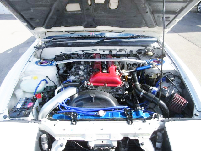 SR20DET with HKS GT-RS turbocharger.