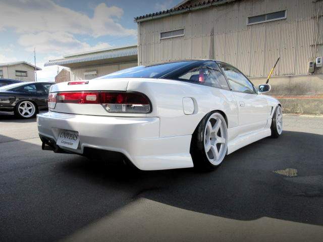 Rear exterior of 180SX.