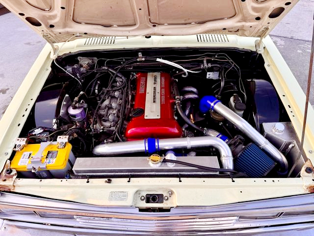 SR20DET turbo engine.