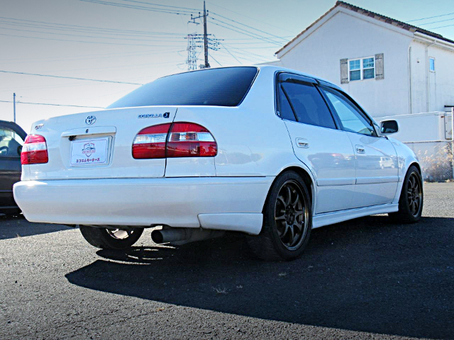 Rear exterior of AE111 COROLLA 4-DOOR GT.