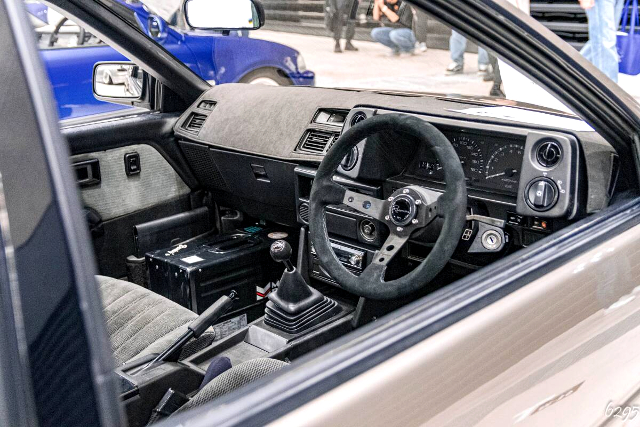 Interior of AE86 SPRINTER TRUENO GT APEX.