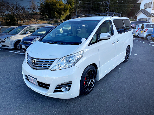 Front exterior of GGH25W TOYOTA ALPHARD 350G.