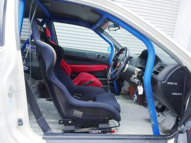 Interior of EK9 HONDA CIVIC TYPE-R.