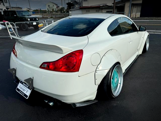 Rear exterior of lb★nation WIDEBODY CKV36 SKYLINE 370GT TYPE-SP.