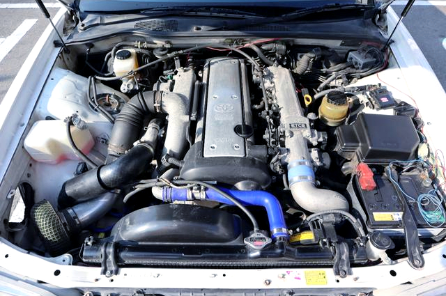 1JZ-GTE with AFTERMARKET TURBO.