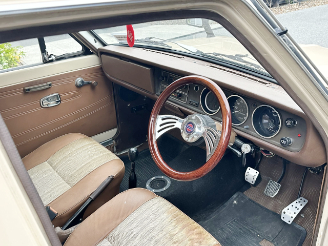 Interior of DATSUN 1200 UTE.