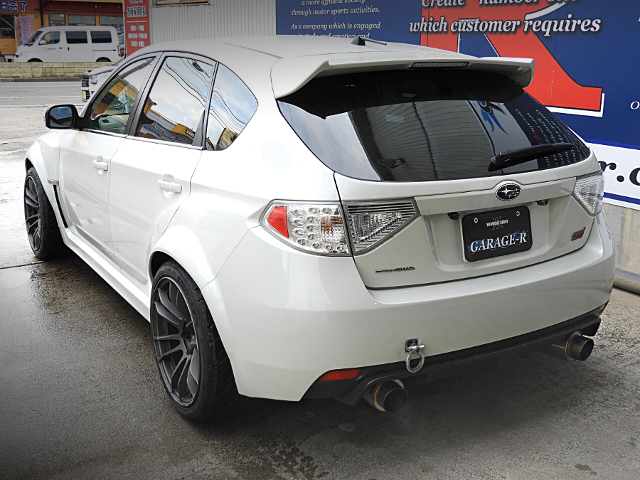 Rear side exterior of GRB IMPREZA HATCHBACK WRX STI SPEC-C.