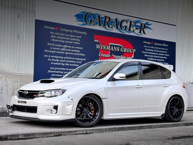 Front exterior of GRB IMPREZA HATCHBACK WRX STI.