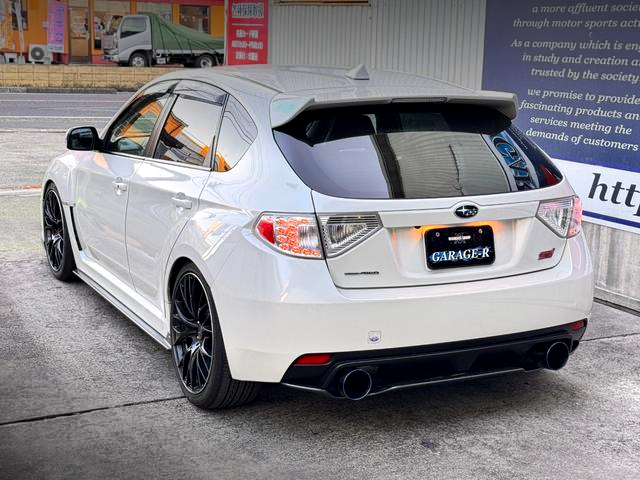 Rear exterior of GRB IMPREZA HATCHBACK WRX STI.