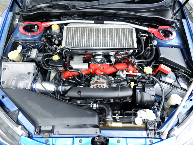 EJ207 boxer turbo engine.