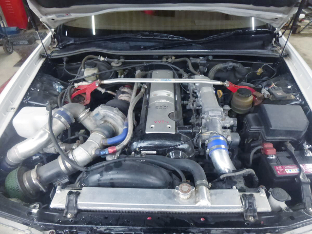 VVT-i 1JZ-GTE engine with KKK K24 single turbo.