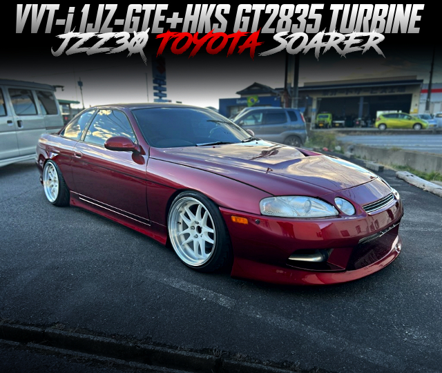 VVT-i 1JZ-GTE with HKS GT2835 TURBINE, in the JZZ30 TOYOTA SOARER.