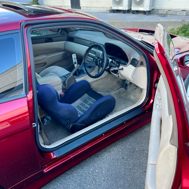 Driver side interior of JZZ30 TOYOTA SOARER.