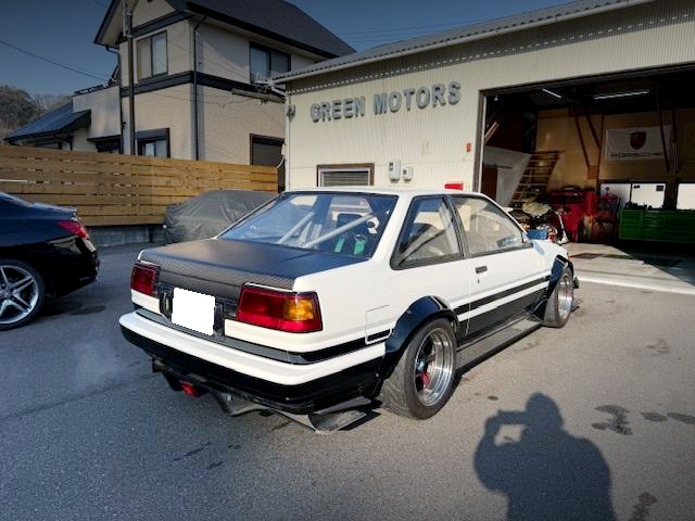 Rear exterior of 4th Gen COROLLA LEVIN.