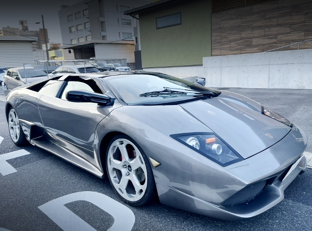 Front exterior of MR-S based Lamborghini Murcielago Roadster replica.