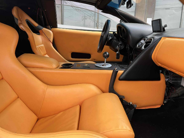 Interior of MR-S based Lamborghini Murcielago Roadster replica.