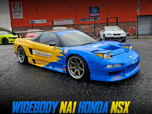 SPOON SPORTS livery and WIDEBODY modified NA1 HONDA NSX.