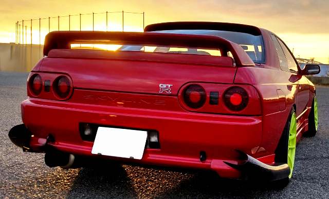 Rear exterior of R32 SKYLINE GT-R.