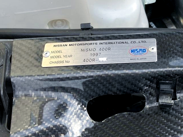 NISMO 400R serial number.