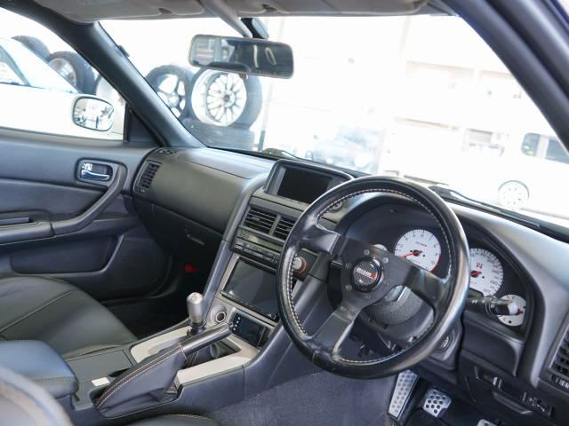 Interior of R34 SKYLINE GT-R V-SPEC.