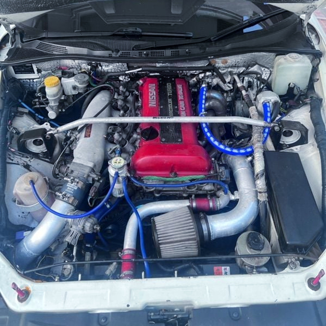 SR20DET turbo engine.