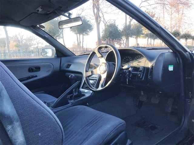 Driver side interior of S13 NISSAN SILVIA Q's.