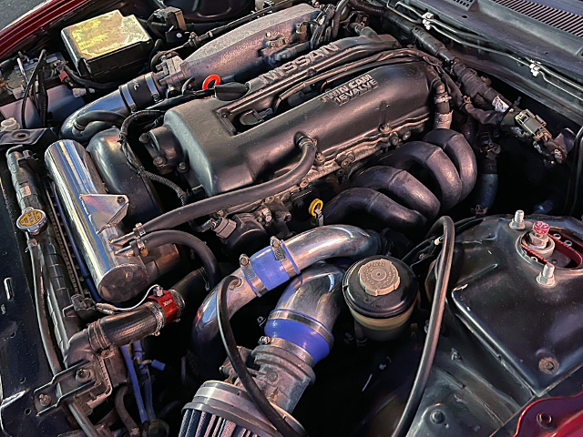 SR20DET turbo engine.