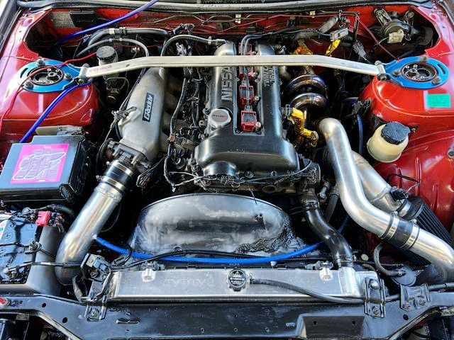 SR20DET with GCG turbo and GREDDY Plenum Surge.