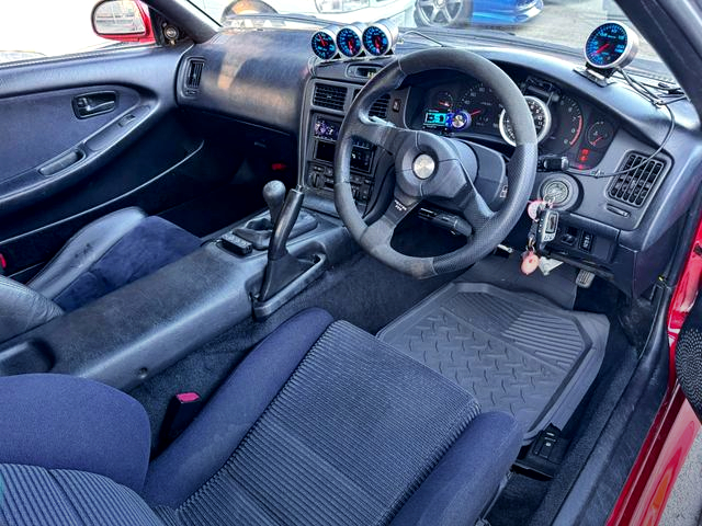 Interior of WIDEBODY SW20 MR2 GT T-BAR ROOF.