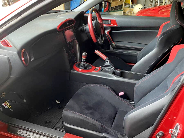 Interior of ZN6 TOYOTA 86GT.