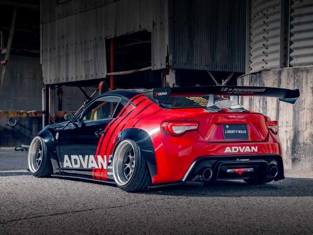 Rear exterior of lb★nation WIDEBODY ZN6 TOYOTA 86GT.