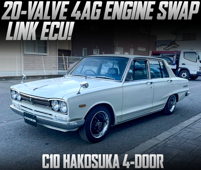 20-VALVE 4AG ENGINE swapped C10 HAKOSUKA 4-DOOR.